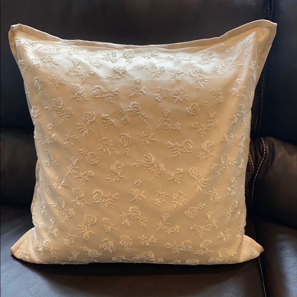 Home Goods Accents Home Goods Ivory Floral Decorative Pillow Poshmark